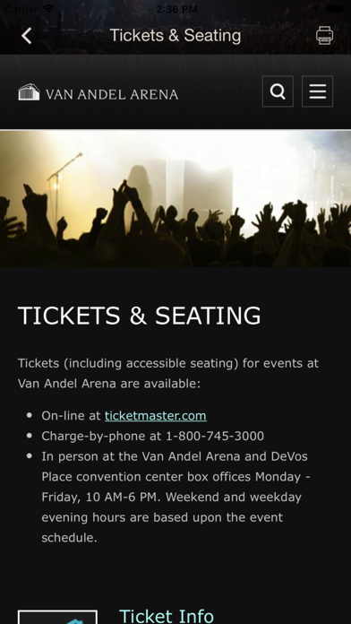 Van Andel Arena Screenshot