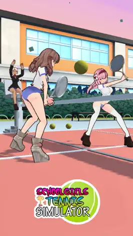 Game screenshot School Girls Tennis Simulator mod apk