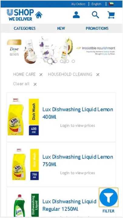 Ushop Unilever iPhone Ekran Görüntüsü 6