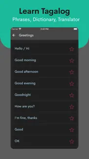 english tagalog translator app iphone screenshot 2