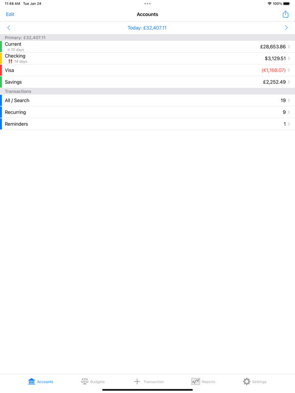 Screenshot #4 pour Account Tracker Pro