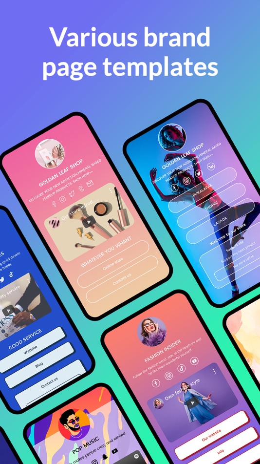 #2. Linkfly: Link Bio Landing Page (iOS) 由: Qumai,Inc.
