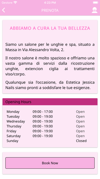 Estetica Jessica Nails Screenshot