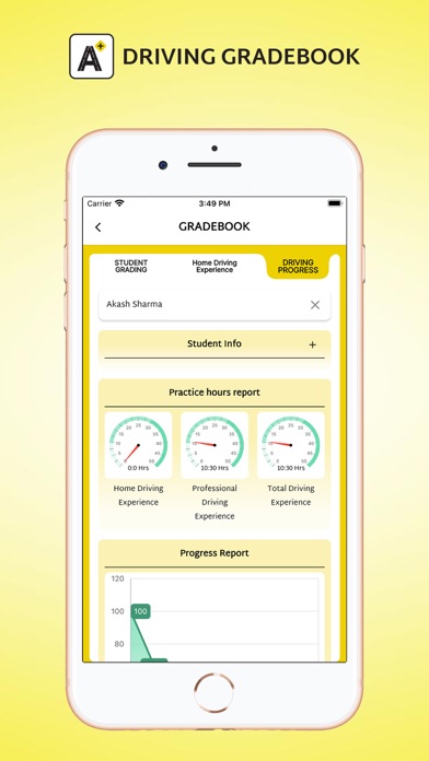 Driving GradeBook Screenshot