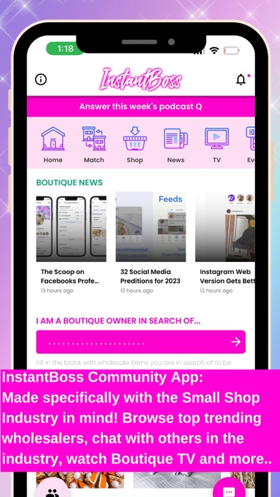 InstantBoss Community Screenshot