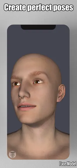 Game screenshot Face Model -posable human head apk