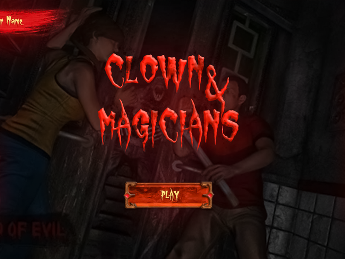 Horror Magician Scary Clown 3D