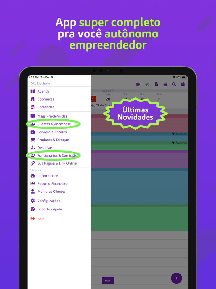 Minha Agenda pra profissionais