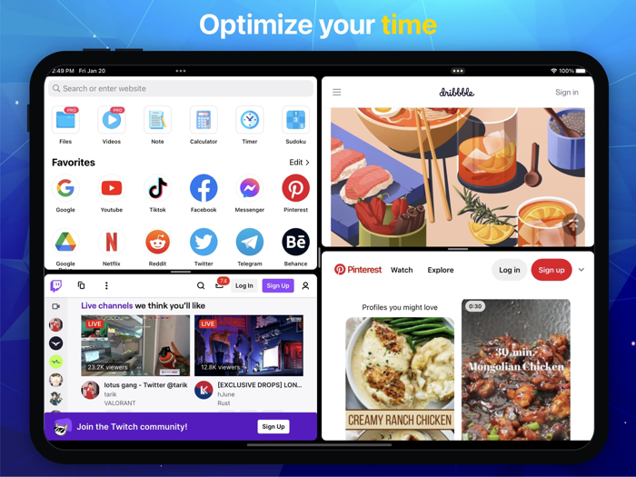 Twins Split Screen Dual View