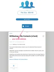 My Contacts Backup ipad bilder 1