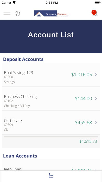 Pioneer Federal S&L - Montana Screenshot