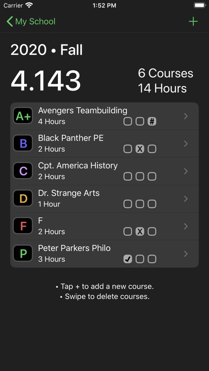 Fourpoint - A GPA Calculator