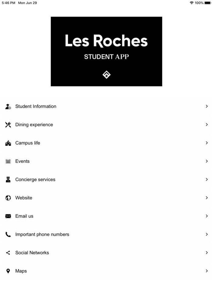 Les Roches Marbella Campus App