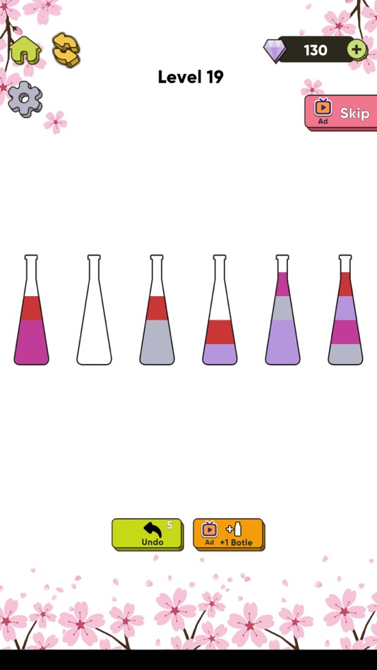 #2. Color Bottle Sort: Water Pour (iOS) Av: Tuc Nguyen Van