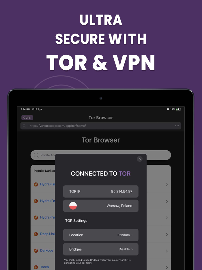 TOR Browser - Onion Web VPN