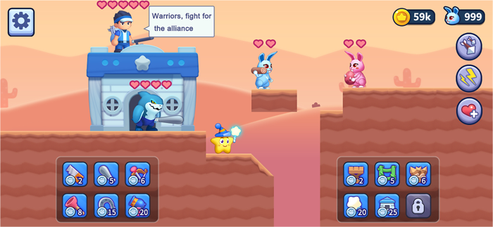 Animal Battle  Defence Game