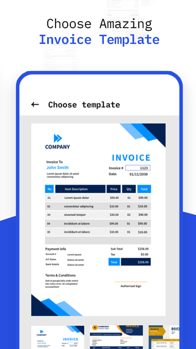 Easy Invoice Generator Screenshot