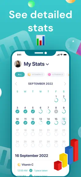 Game screenshot Pill Reminder ◐ Med Tracker apk