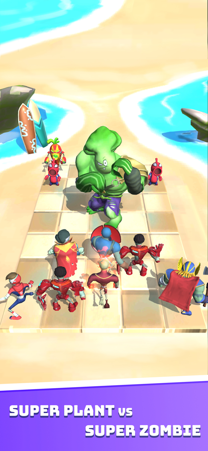 Merge Plants Super Zombie War