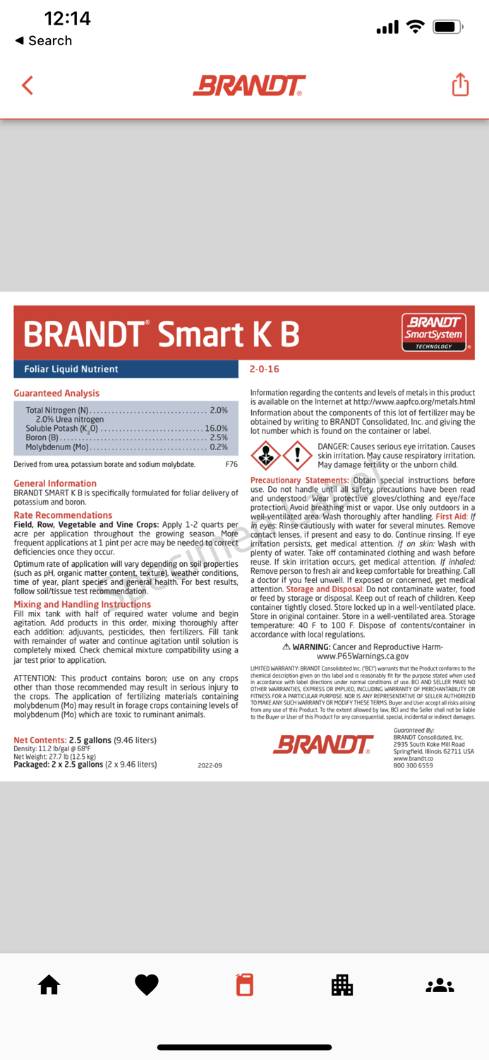 BRANDT Ag Product Finder