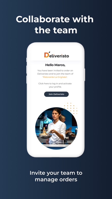 Deliveristo for Restaurateurs Screenshot
