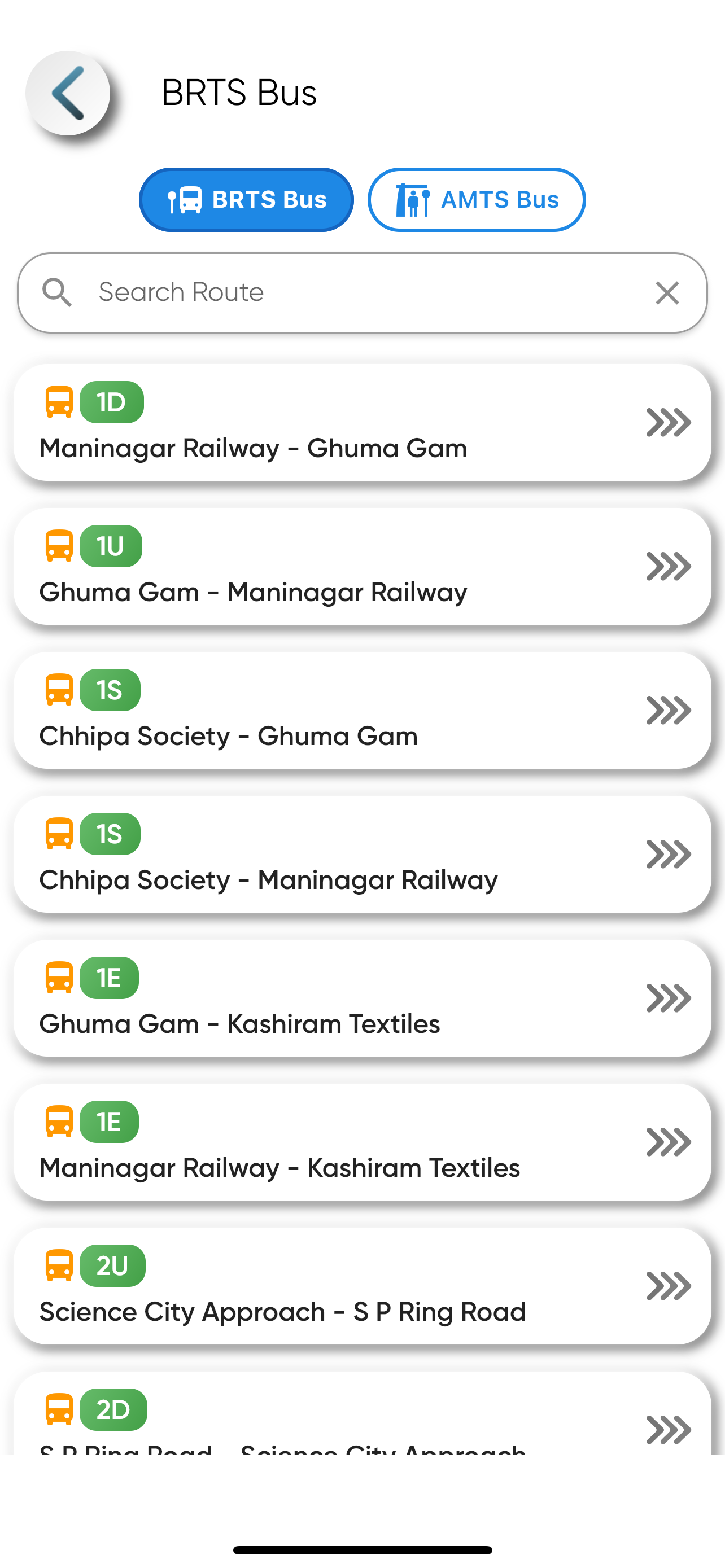 Ahmedabad Metro & BRTS Bus App