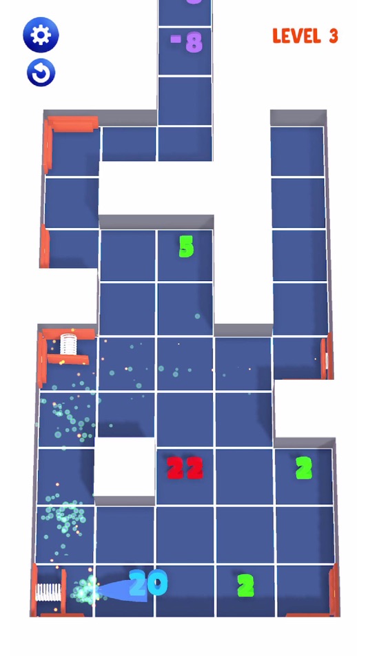 #5. Digit Maze 3D (iOS) Podle: CHEF GAME STUDIO YAZILIM TEKNOLOJILERI LIMITED SIRKETI