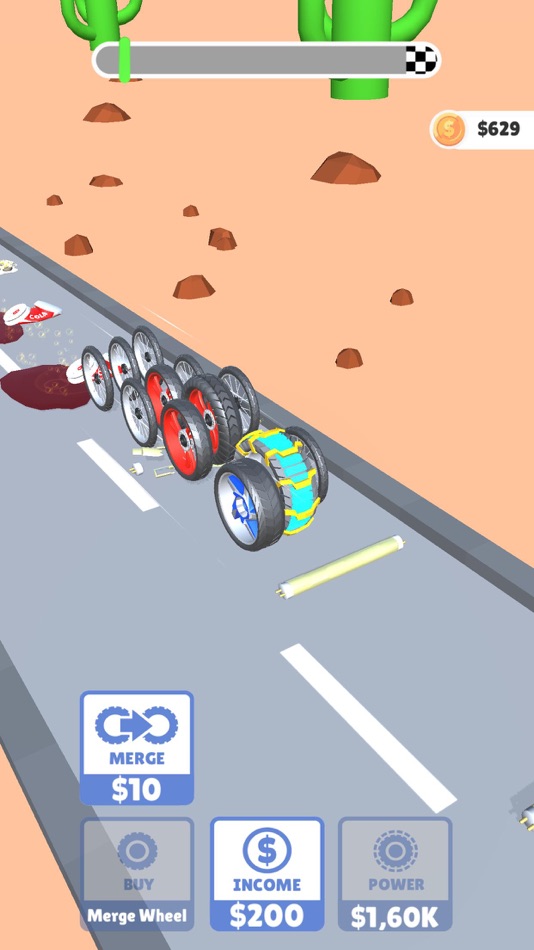 #4. Wheel Up Clicker (iOS) Podle: BOOMCODES YAPAY ZEKA SISTEMLERI VE OYUN GELISTIRME ANONIM SIRKETI