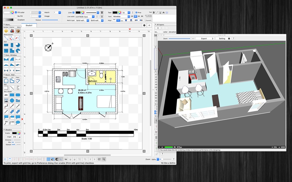 #2. FloorDesign2 (macOS) 由: Tien Thinh Vu