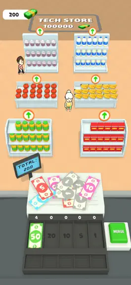 Game screenshot Cashier Idle hack