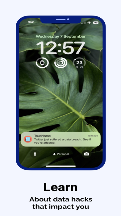 Touchbase – Share Your Socials Screenshot