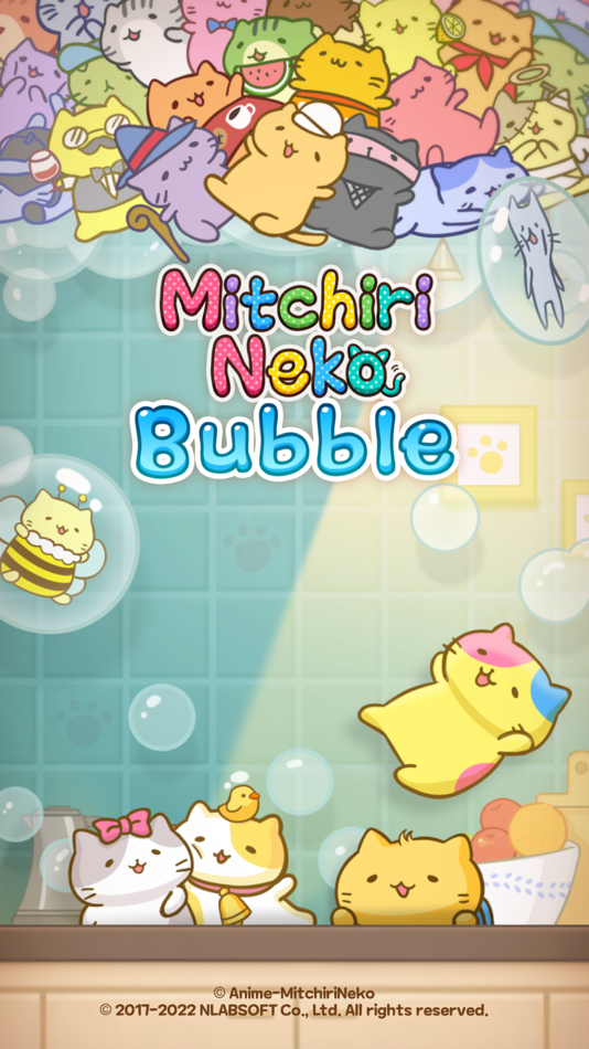 #7. MitchiriNeko Bubble (iOS) 由: NLABSOFT Co., Ltd.