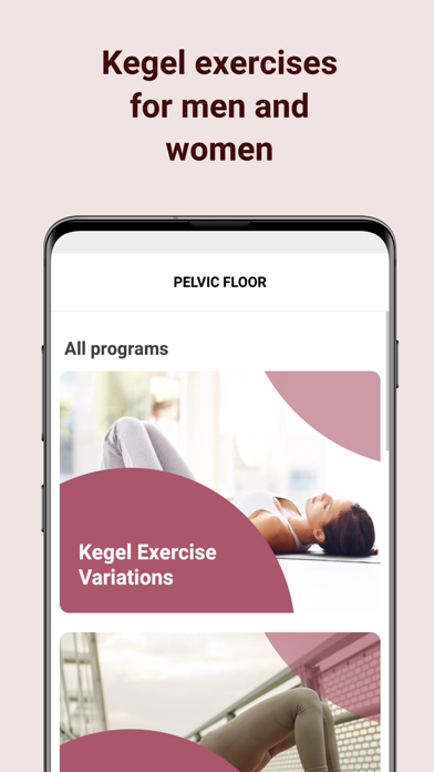 Pelvic Floor Workout Plan Screenshot