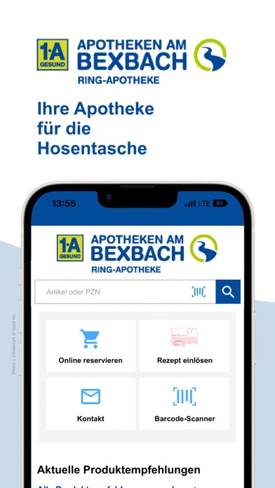 Ring-Apotheke Bexbach Screenshot
