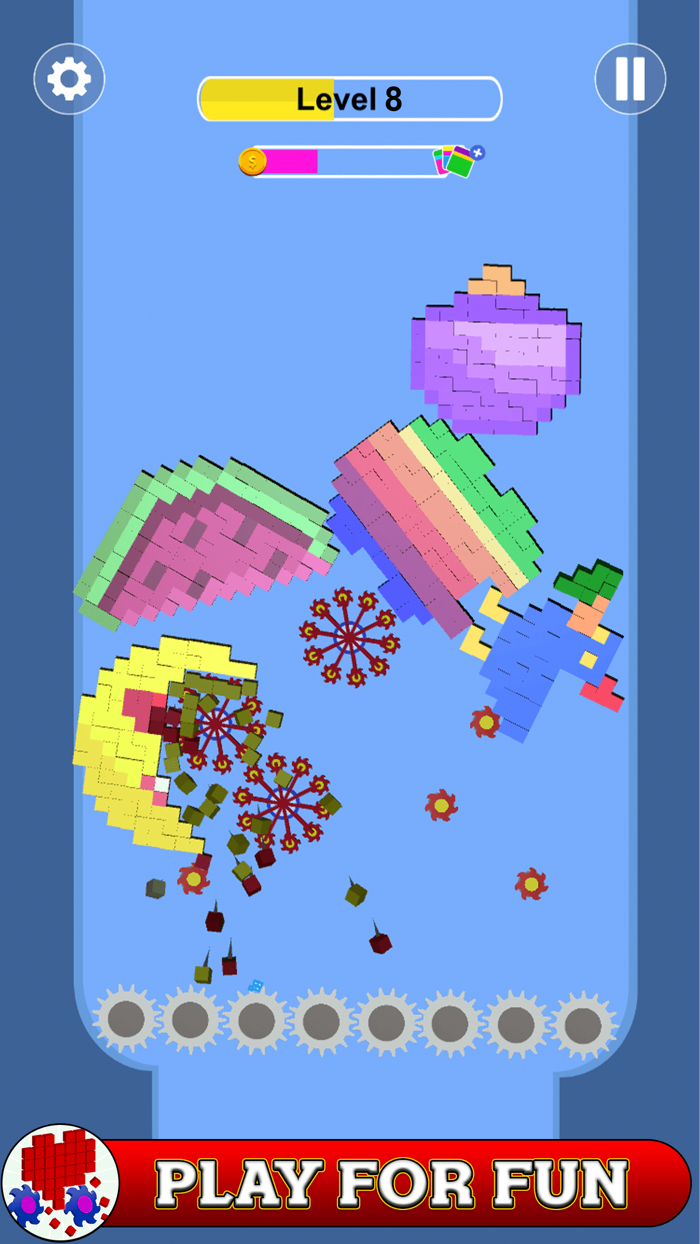 Pixel Demolish ASMR Crusher