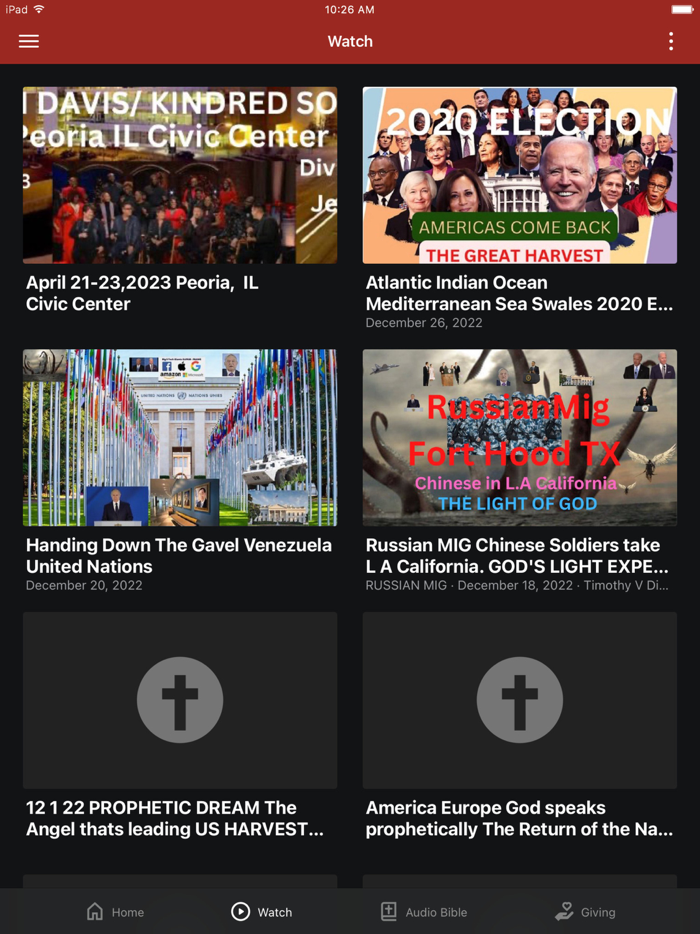 Timothy V Dixon Ministry