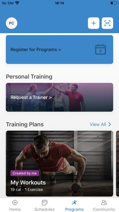 Valparaiso Family YMCA. Screenshot