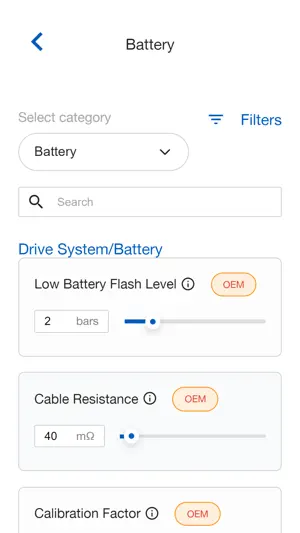 Permobil QuickConfig screenshot 2