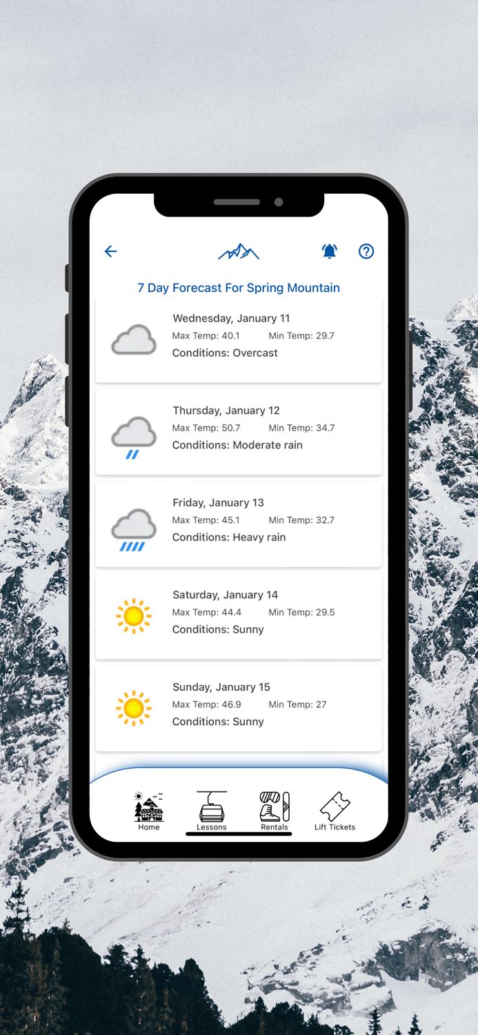 Spring Mountain App