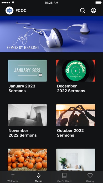 Faith Christian Outreach Screenshot
