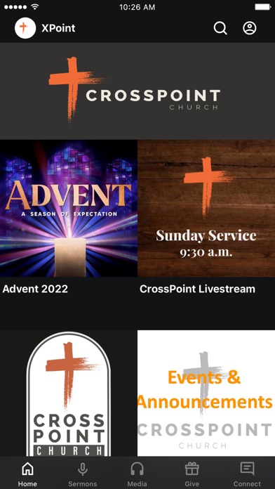 Crosspoint Church CP Screenshot