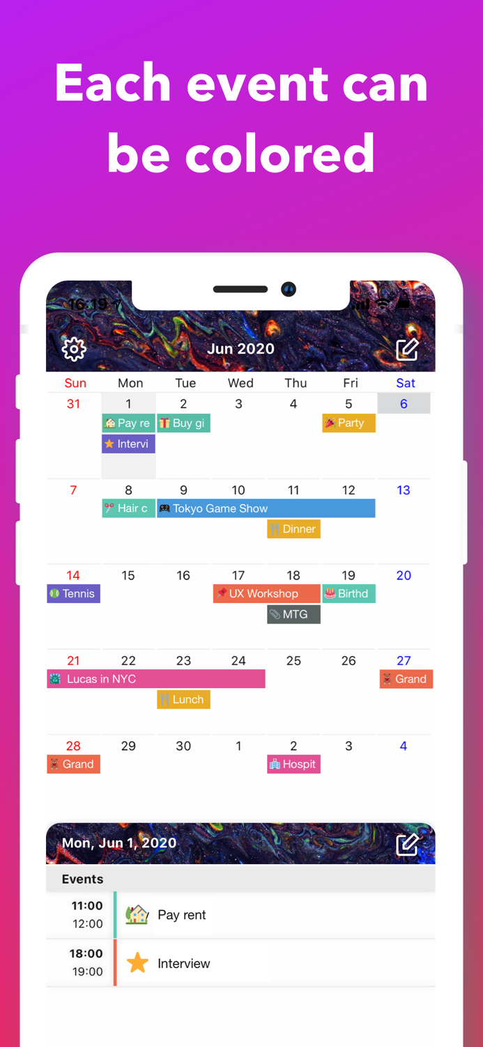 Sticker Calendar Time Planner