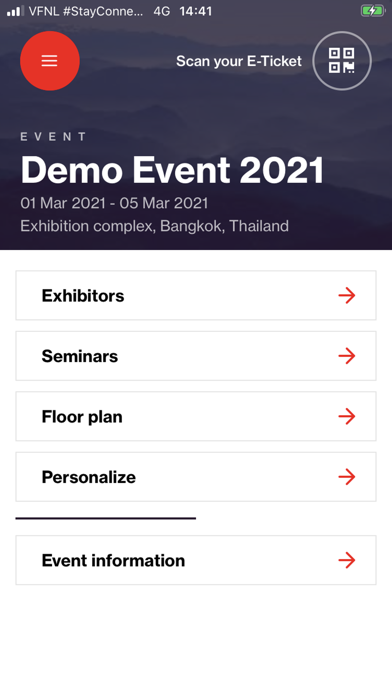 Databadge Events Screenshot