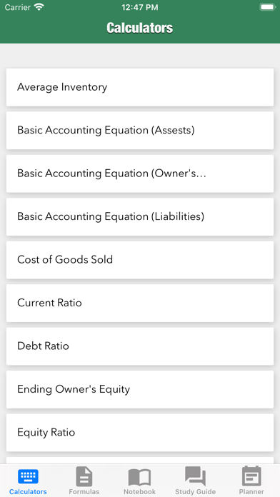 ACO Financial Screenshot