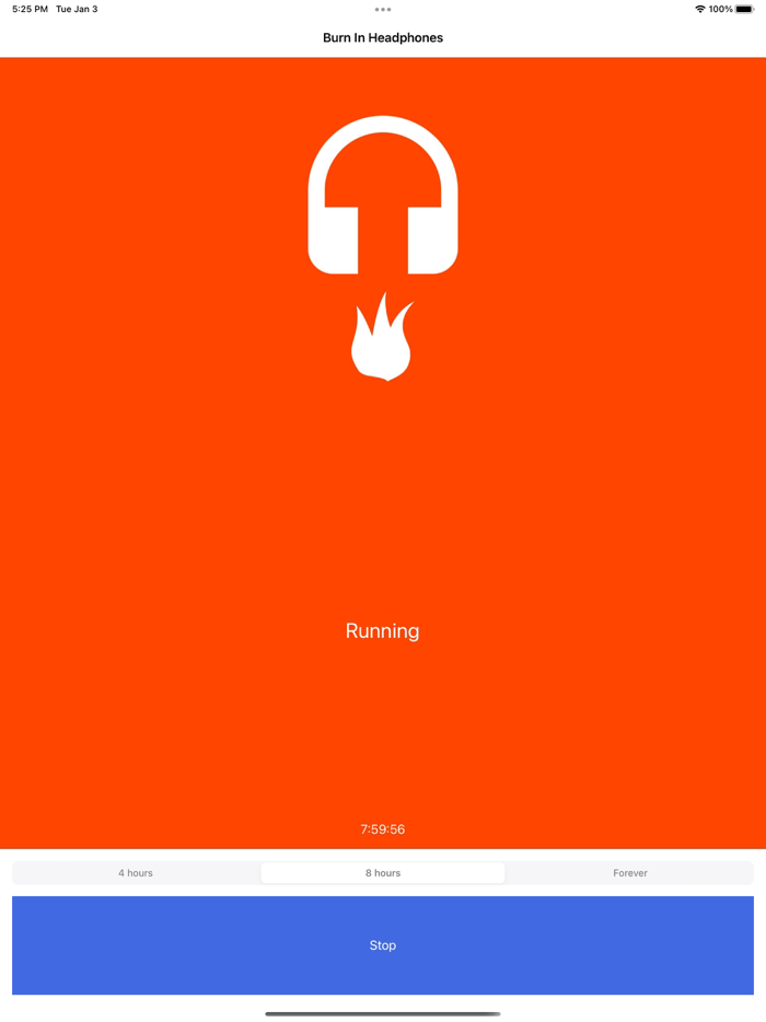 Burn In Headphones