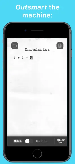 Game screenshot Unredactor hack