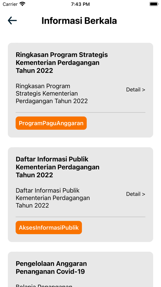 #2. PPID Kemendag (Mobile) (iOS) 게시자: Ministry of Trade - Indonesia