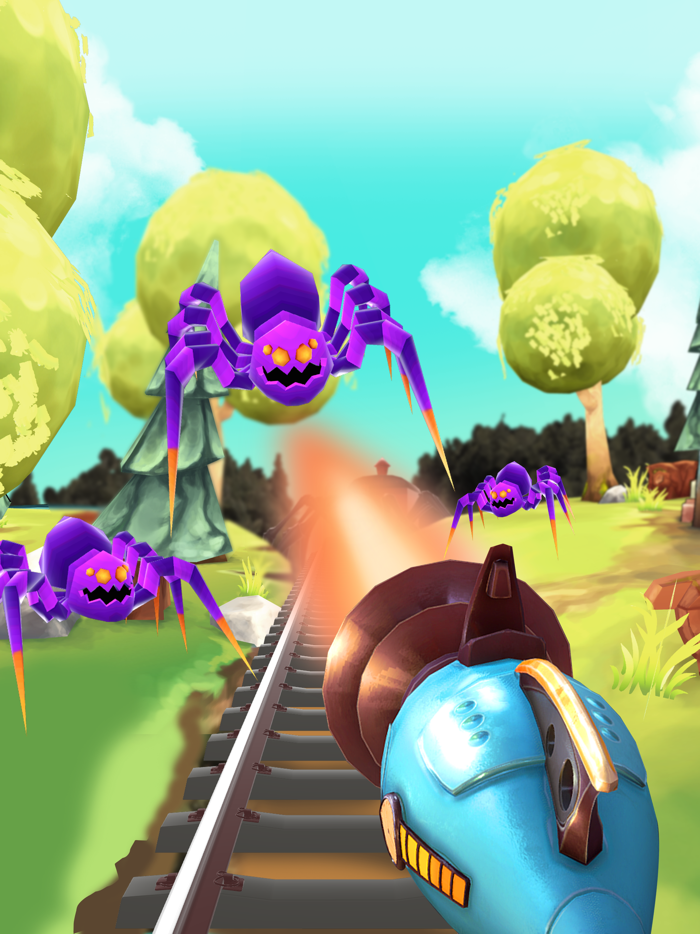 Spider Train Survival Shoot