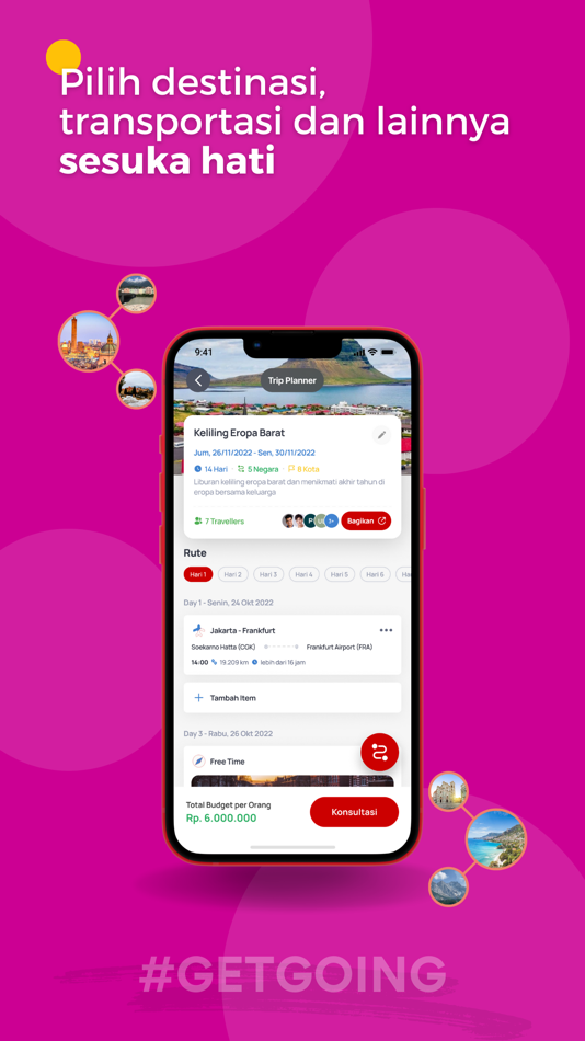 #5. GetGoing (iOS) 由: PT Gue Eksplorasi Terus