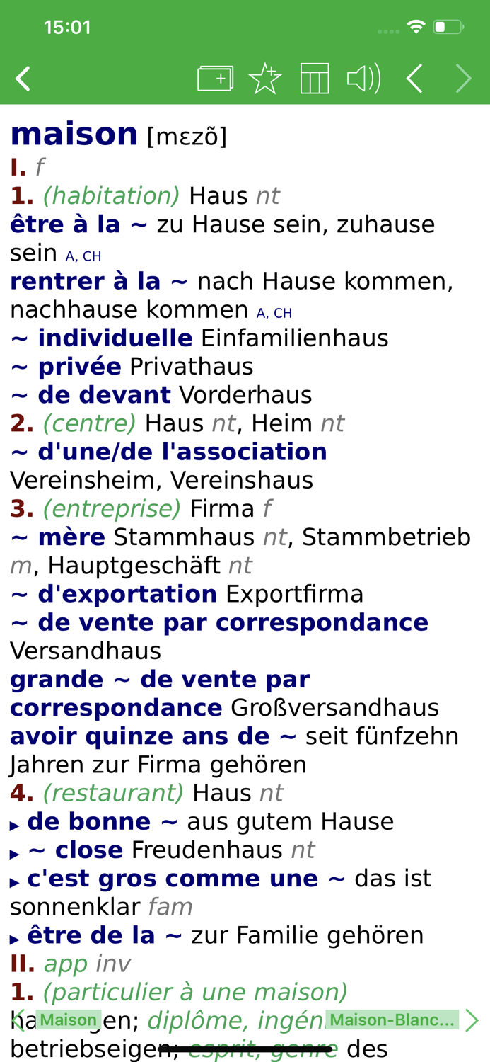 PREMIUM Wörterbuch Französisch